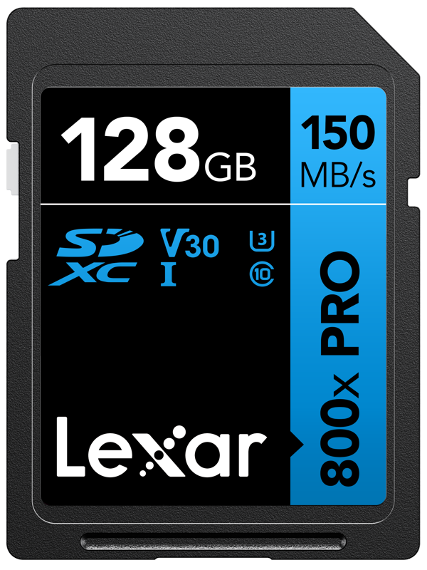 Lexar 128GB SDXC 800x Pro / 150Mb/s UHS-I V30