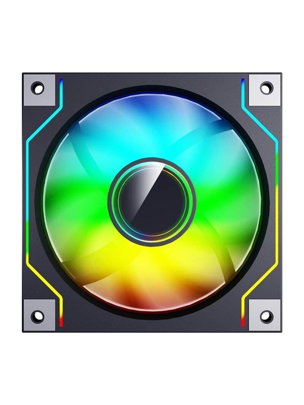 Darkflash DM20 computer fan (black) - Case ventilator - 120mm - Black - 32 dBA