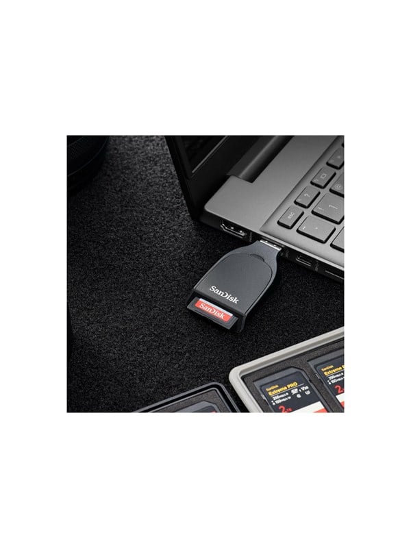 SanDisk QuickFlow™ SD UHS-I Externe geheugenkaartlezer USB-A 3.2 Gen 1 Zwart