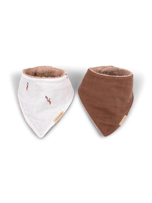 Filibabba Bandana bib 2-pack - Carrot Thief