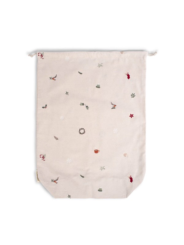 Filibabba Embroidered gift bag GOTS - Wonderful Winter - Lar