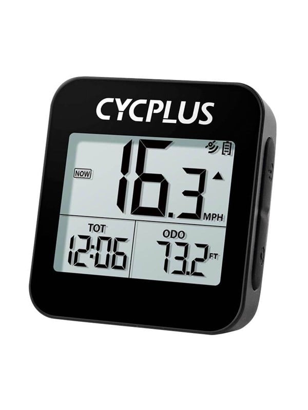 CYCPLUS G1 GPS Fietscomputer – Waterdicht IPX6 – Draadloze Snelheidsmeter & Kilometerteller – Lange Batterijduur 50 uur – Compact & Lichtgewicht – Automatische Achtergrondverlichting