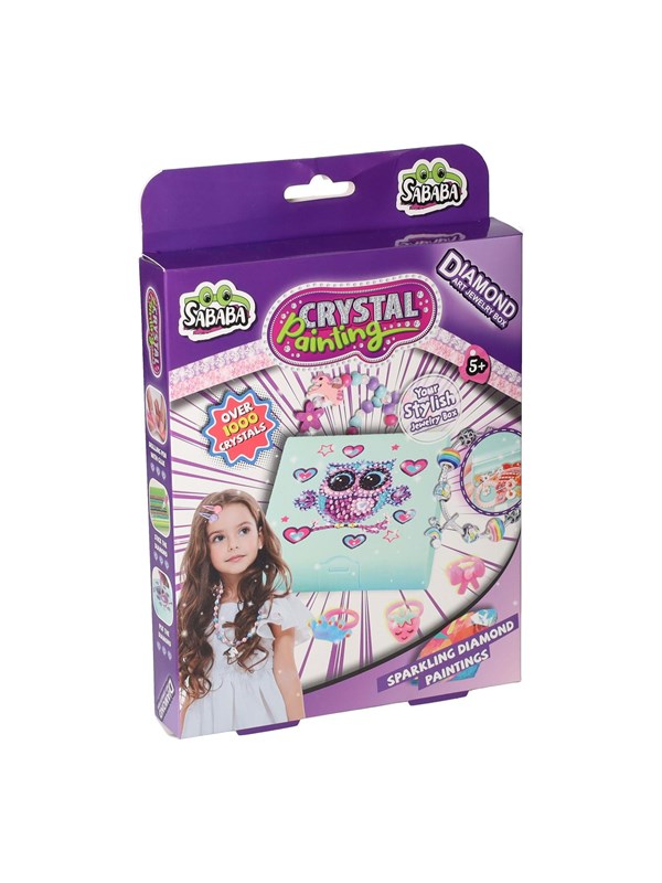 Crystal Diamond Painting sieradendoos knutselset voor kinderen.