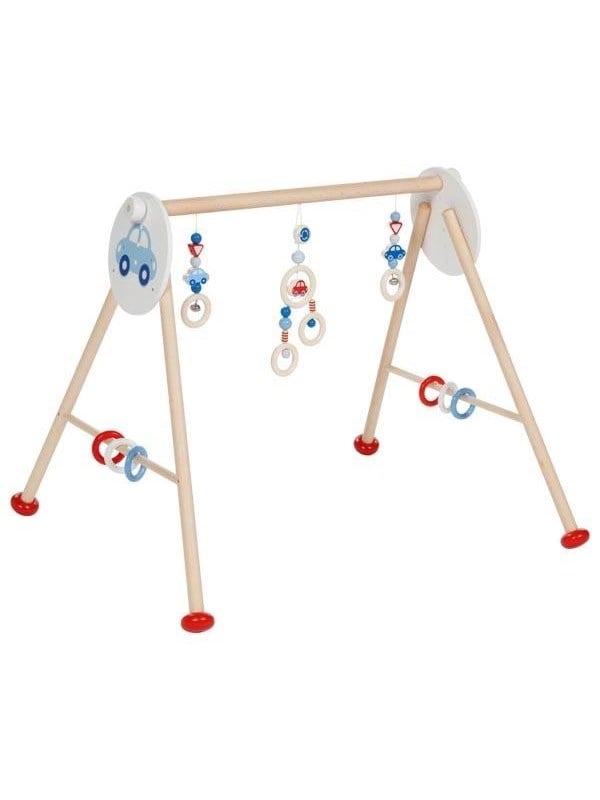 Goki Wooden Baby Gym Cars