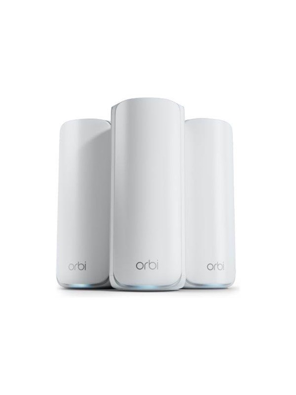 Netgear RBE773 Orbi 770 Series Tri-Band WiFi 7 Mesh (3-Pack) - Mesh router 802.11a/b/g/n/ac/ax/be (Wi-Fi 7)