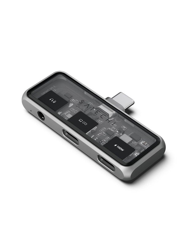 Satechi Mobile XR hub with 3.5mm Audio - Grijs