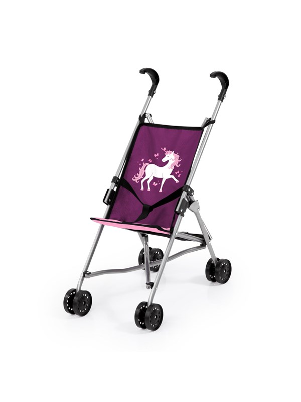 Bayer Design - Poppenbuggy - Roze met eenhoorn
