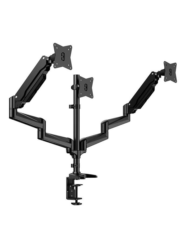 Huanuo Drievoudige Bevestiging Voor 17-32 Inch Monitoren Voor Verstelbaar Bureau