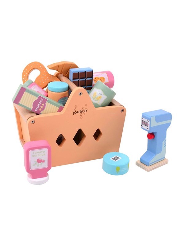 Jouéco - Winkelmand met boodschappen én scanner - 17.3 cm