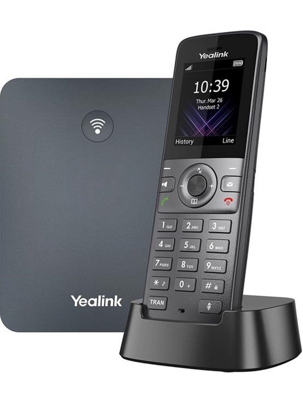 Yealink W74P - cordless VoIP phone - with Bluetooth interface with caller ID/call waiting - 3-way call capability