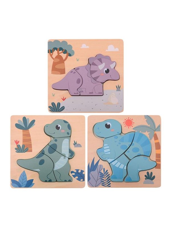 Jouéco Wooden Dino Puzzle Hout