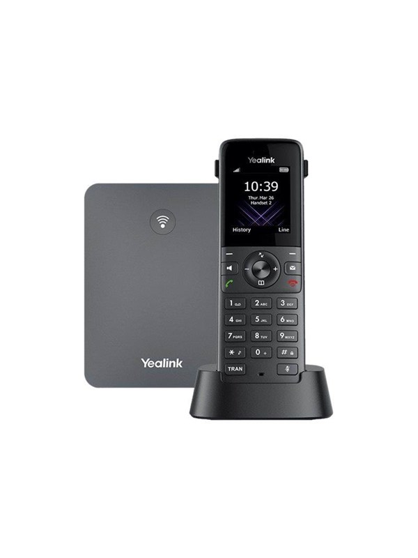 Yealink W73P - cordless VoIP phone with caller ID - 3-way call capability
