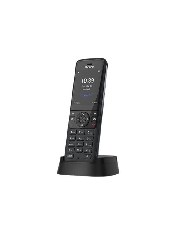 Yealink W78H - cordless extension handset - with Bluetooth interface with caller ID - 3-way call capability