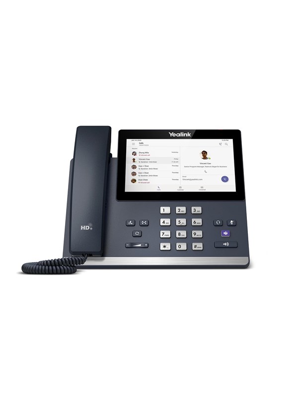 Yealink MP56 E2 Teams VoIP-systeemtelefoon Touchscreen Touchscreen Grijs