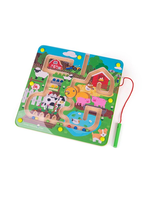 Bigjigs Magnetic Maze Game - Farm