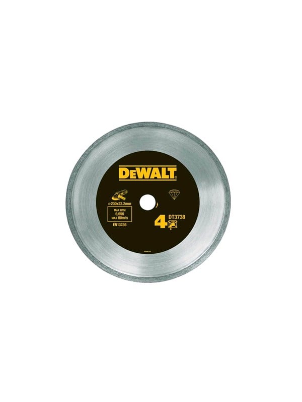 Dewalt DT3738-XJ Blade with continuous edge serration for cutting tiles