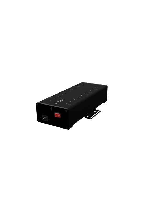 I-Tec USB-C/USB-A Metal Charging + data HUB 15W per port 20x USB-C USB hub - 20 - Zwart