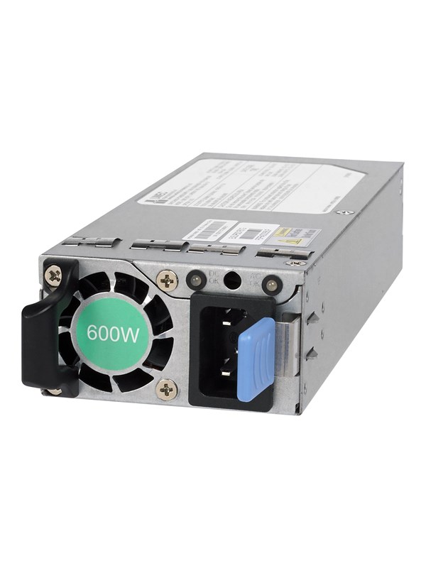 Netgear APS600W - power supply - hot-plug / redundant - modular - 600 Watt Voeding - 600 Watt - ATX - 80 Plus