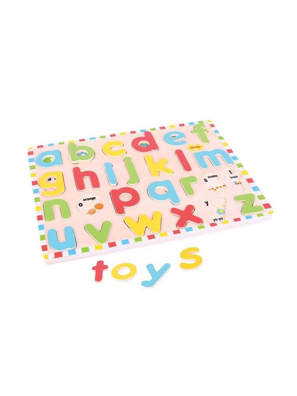 Bigjigs Wooden Puzzle Alphabet 26pcs. Hout