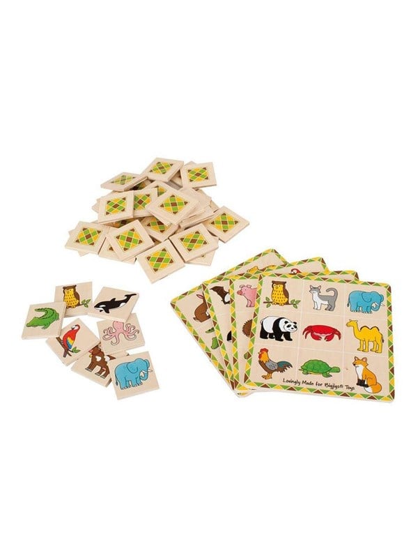 Bigjigs Wooden Animal Lotto