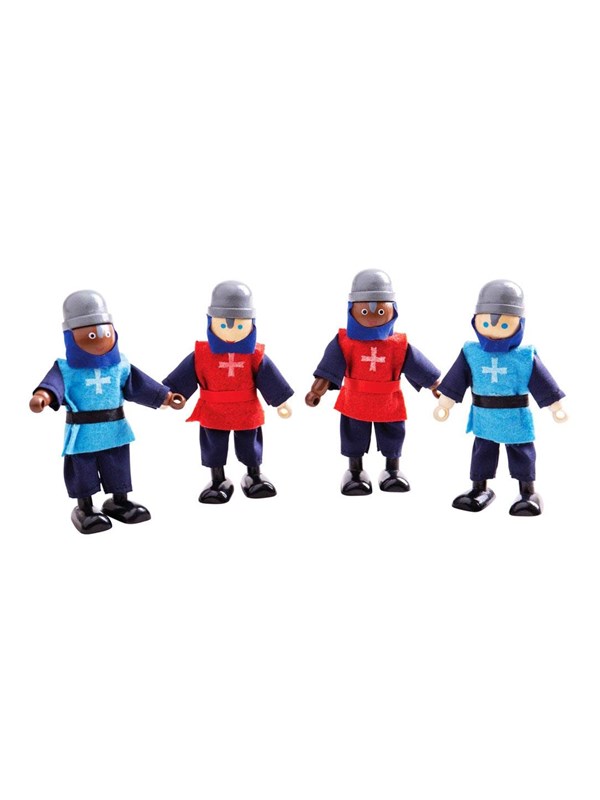 Poppenhuispoppetjes - Middeleeuwse ridders