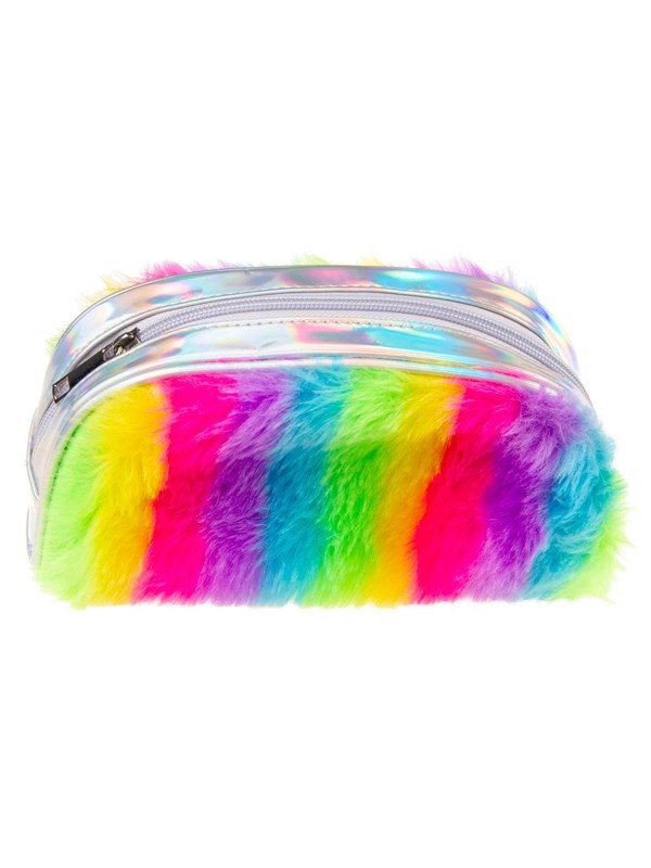 Duckiez Fluffy Regenboog Etui - 1 stuk