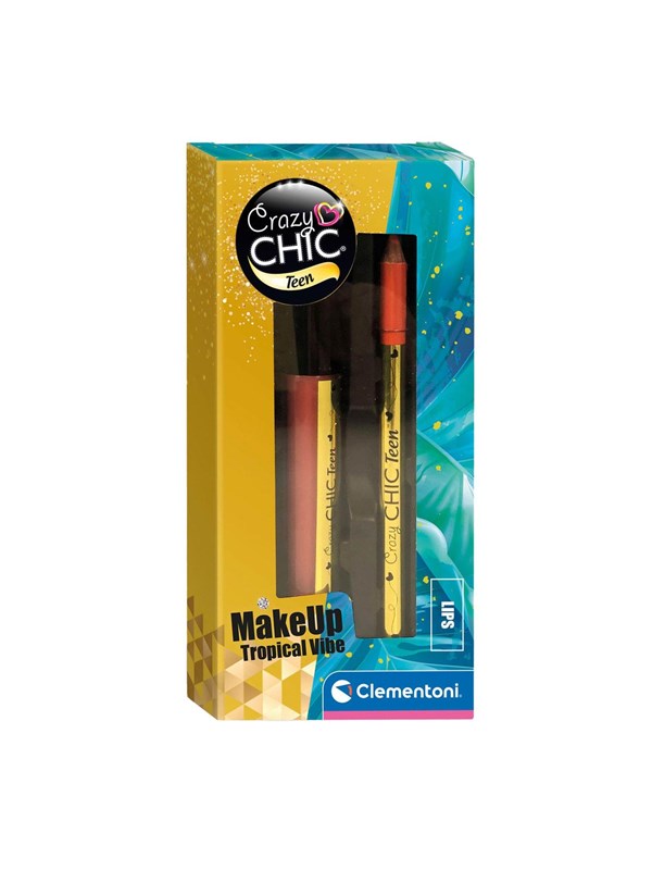 Clementoni - Crazy Chic - Lipgloss - Tropical - Makeup voor kinderen - vanaf 8 jaar