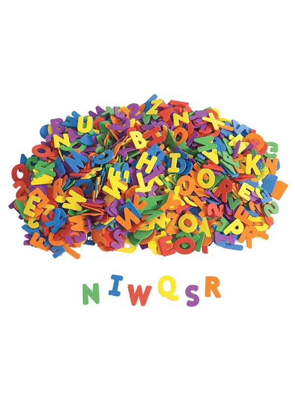Colorations - ABC Foam Letters in Bucket 2208pcs.
