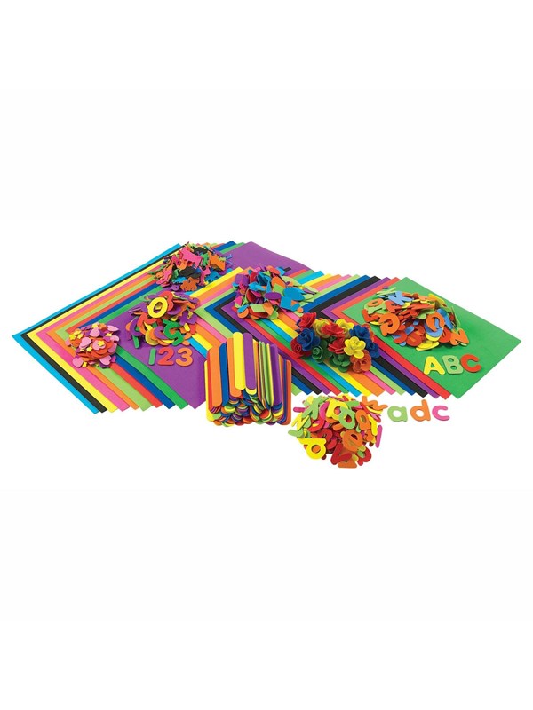 Colorations - Klaslokaal Foam Knutselset, 914dlg.