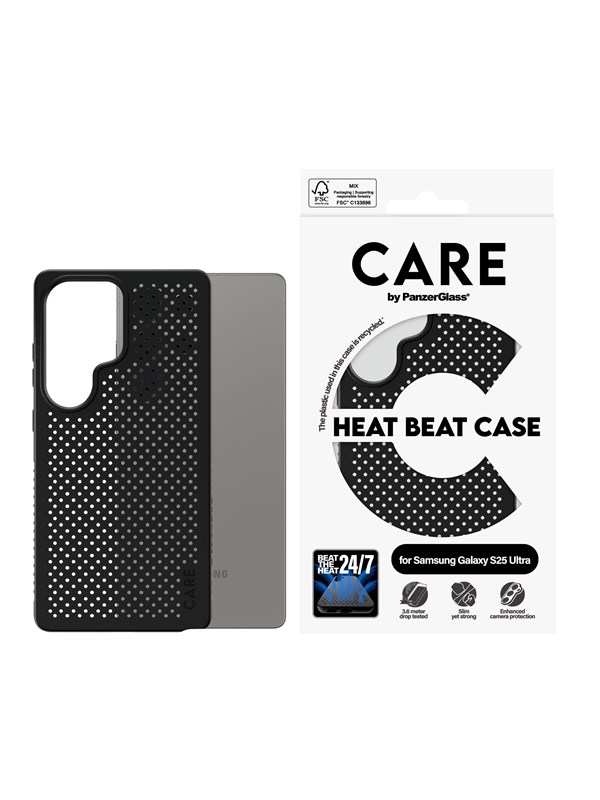 PanzerGlass - Hoesje - Geschikt voor Samsung Galaxy S25 Ultra - Zwart