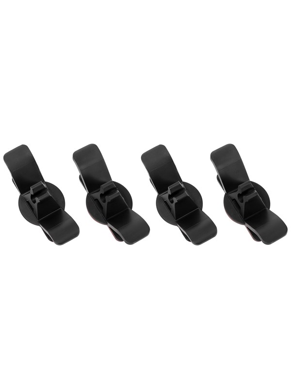 DUTZO Kabelorganizer - Haak - 4-pack - Zwart