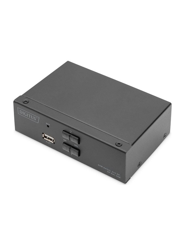 DIGITUS - KVM / audio switch - 2 ports