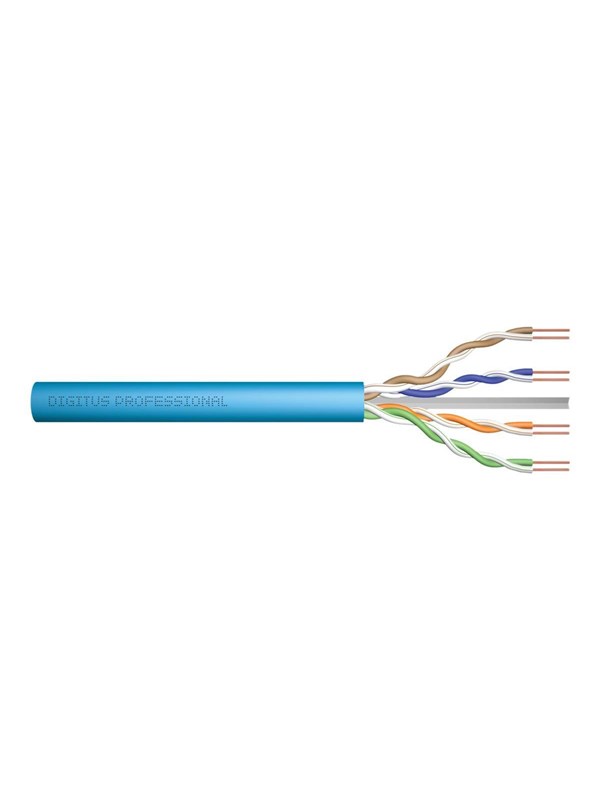 DIGITUS bulk cable - 305 m - light blue RAL 5012 - Blauw - 305m