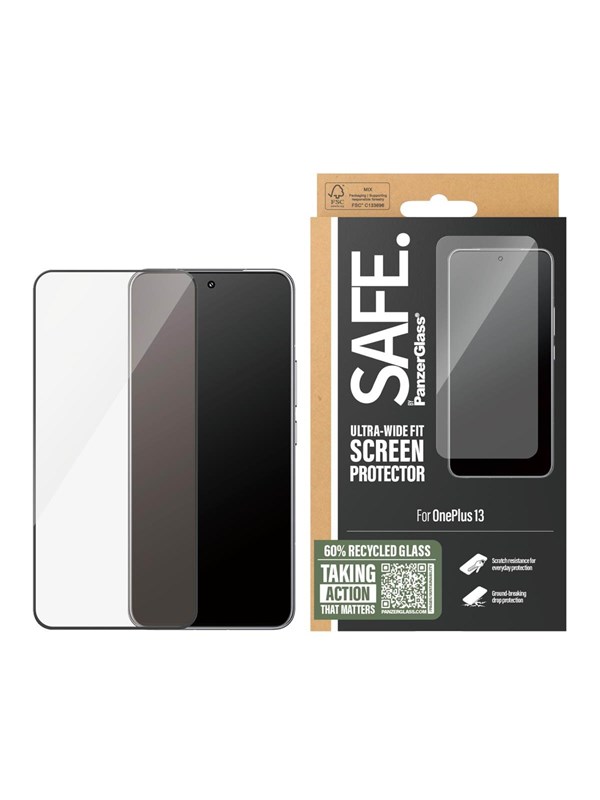 SAFE by PanzerGlass Screen Protector OnePlus 13 | Ultra-Wide Fit