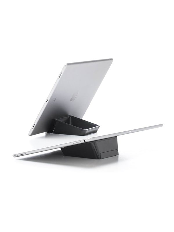 Bluelounge Design Bluelounge Casa - Elegant set for ALL tablets with space for small items - Black