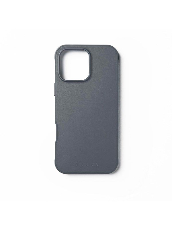 Mujjo - Shield Case Mag geschikt voor iPhone 16 Pro Max Hoesje - Steel Blue