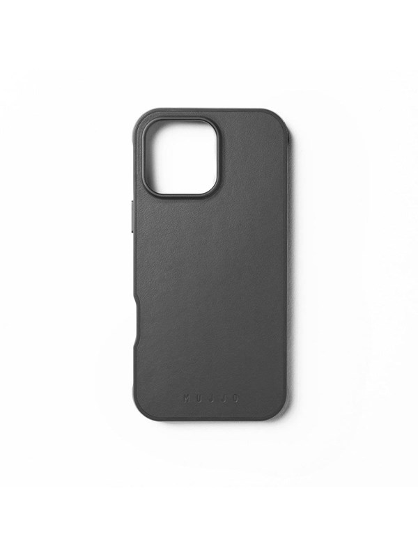 Mujjo - Shield Case Mag geschikt voor iPhone 16 Pro Max Hoesje - zwart