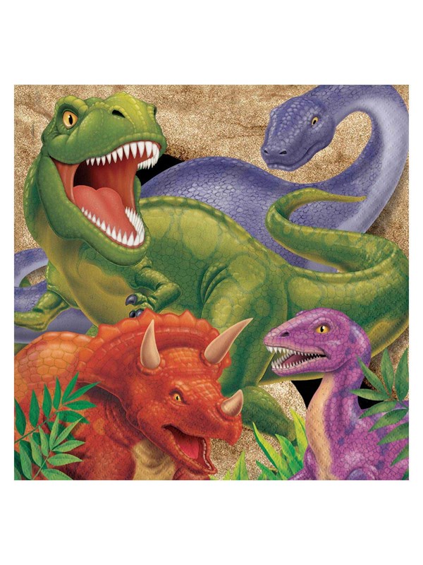 BIGIEMME SRL - Set van servetten dinosaurus