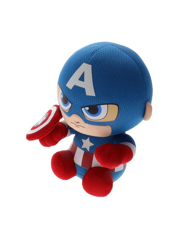 TY Beanie Babies Marvel Captain America Soft 15 cm