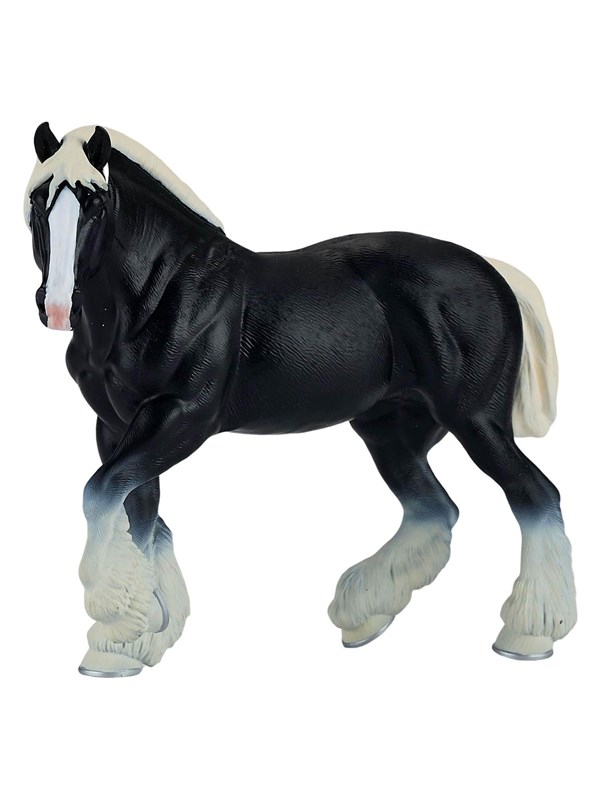 Mojo - Horse World Black Clydesdale Horse - 381083