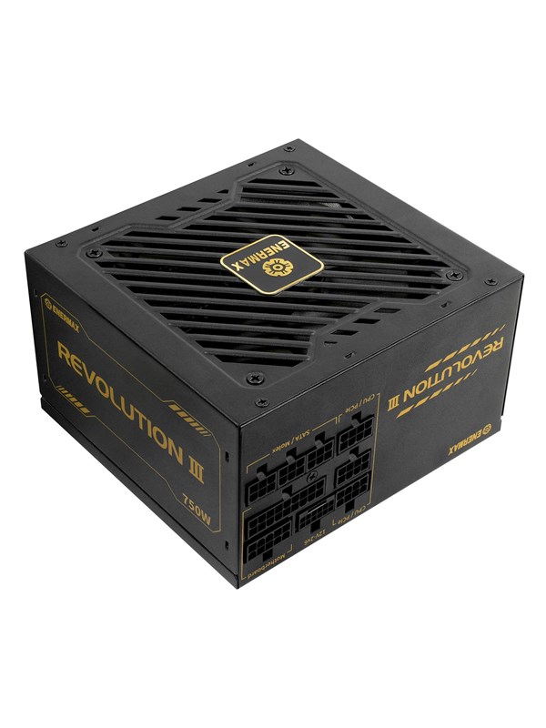 Enermax REVOLUTION III Voeding - 750 Watt - 120 mm - ATX 3.1 - 80 Plus 80 PLUS Gold