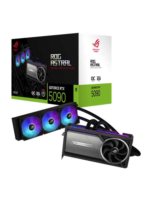 ASUS GeForce RTX 5090 ROG Astral LC OC - 32GB GDDR7 RAM - Grafische kaarten