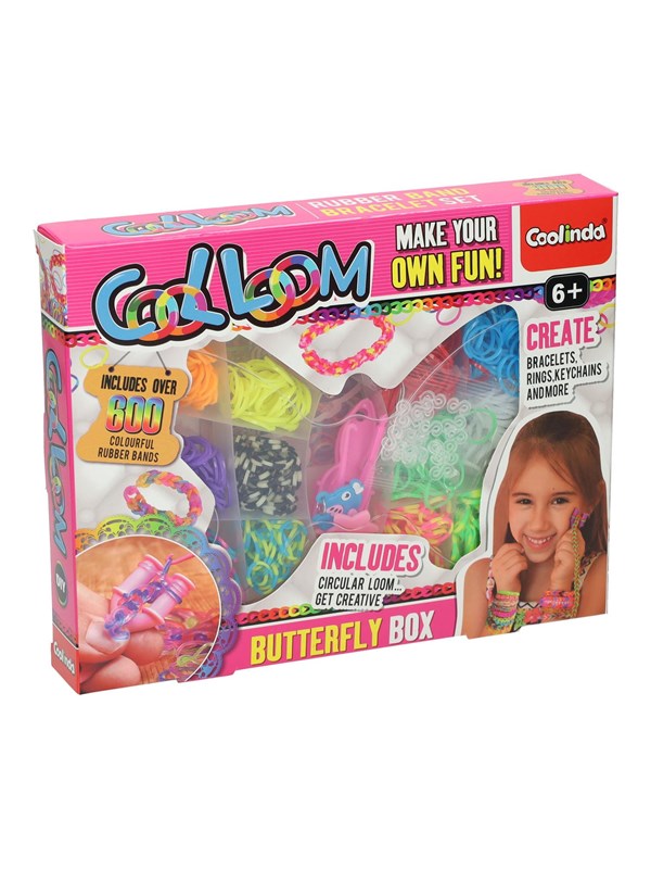 Loom set vlinder opbergdoos 600 stuks creatief speelgoed kinderen.