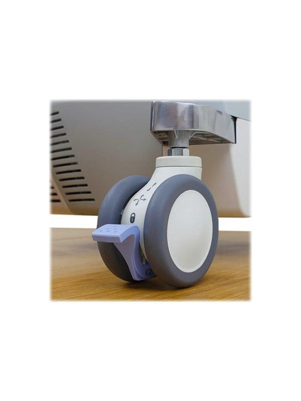 Ergotron SV 3-Function Locking Casters for Cart