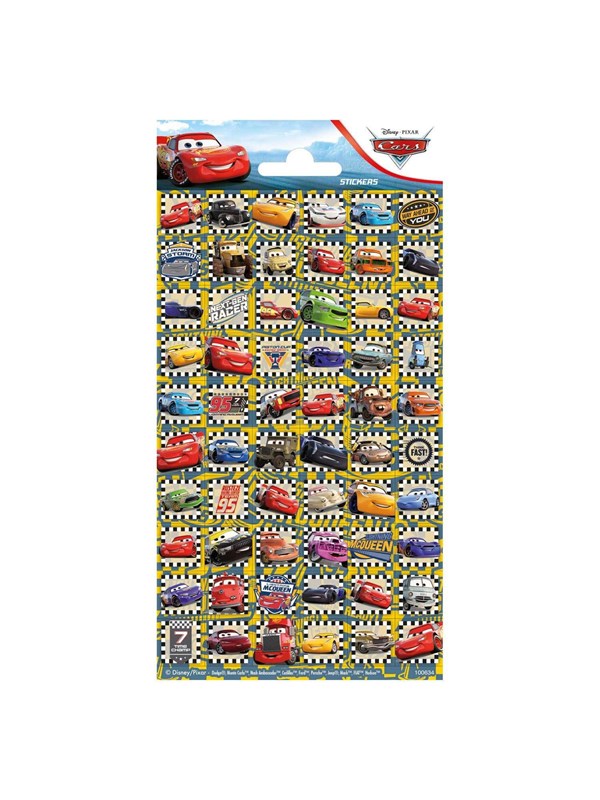 Funny Products Stickervel Cars Jongens Papier 60 Stuks