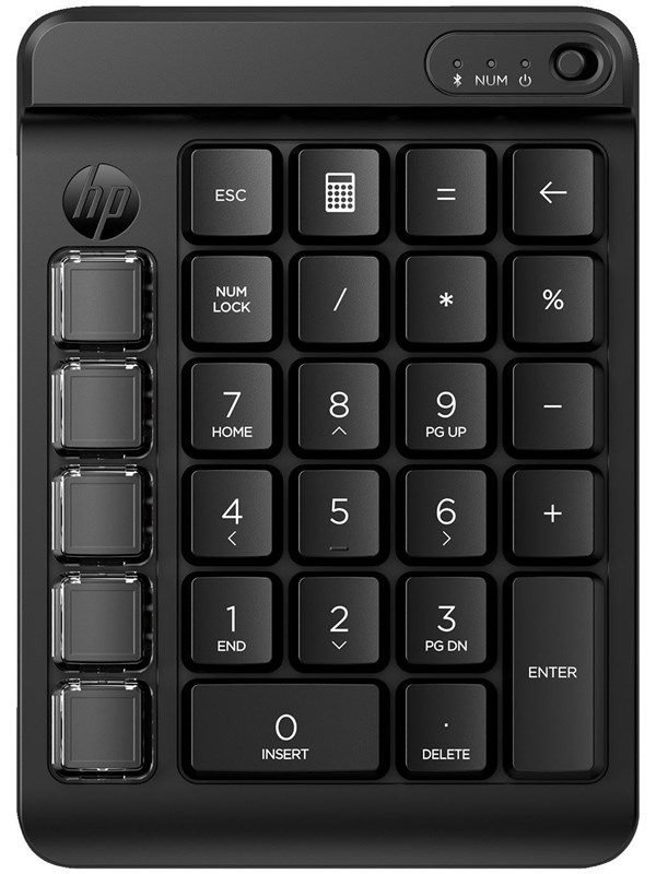HP 435 Programmable Wireless Keypad (7N7C3AA) - Numpad - Engels - Zwart