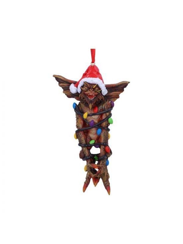 Nemesis Now - Gremlins Kerstbal - Mohawk in Fairy Lights Hanging Ornament - Meerkleurig