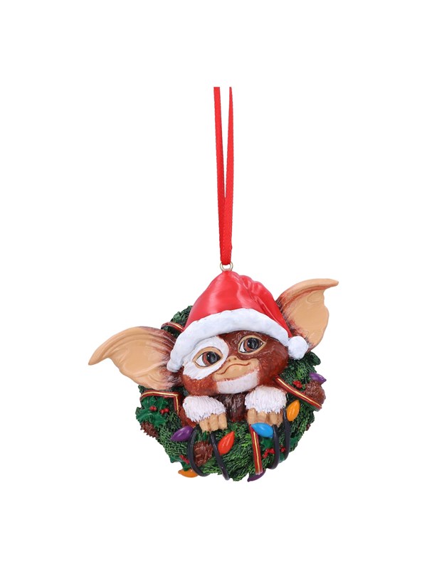 Nemesis Now - Gremlins Gizmo in Wreath kerstversiering - Figuur