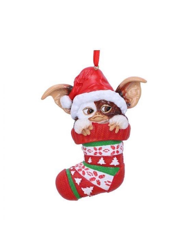 Nemesis Now - Gremlins Kerstbal - Gizmo in Stocking Hanging Ornament