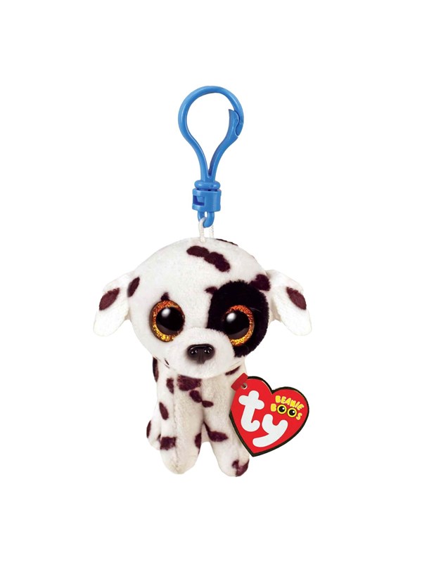 TY Beanie Boos Clip Knuffel Dalmatiër Luther 7 cm